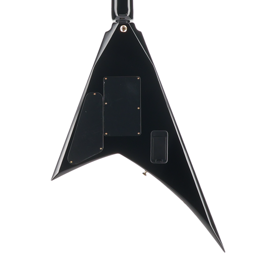 Jackson MJ Series Rhoads RR24MG, Ebony Fingerboard, Black with Yellow Pinstripes (BB2) (03149)