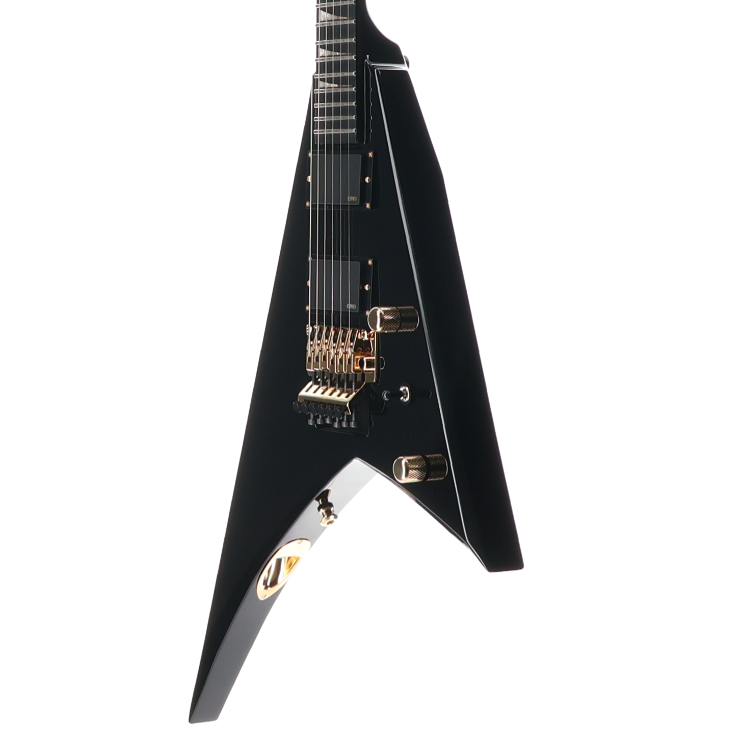Jackson MJ Series Rhoads RR24MG, Gloss Black, Expert Setup (D11)(03047) (03047)