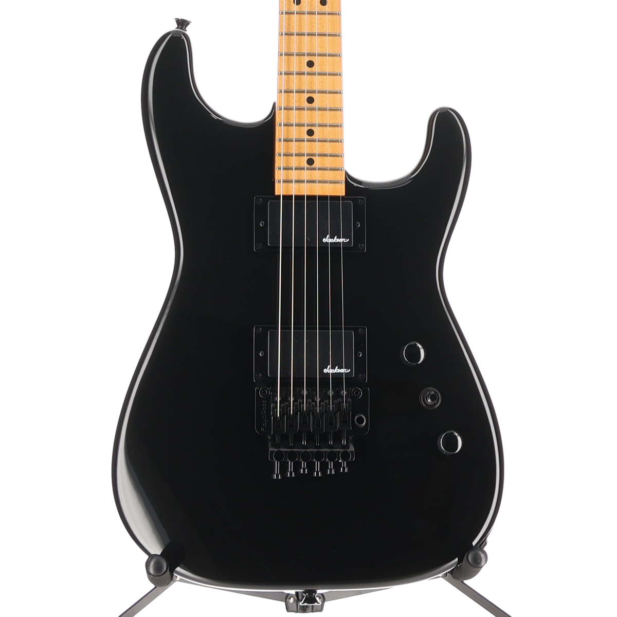 Jackson Pro Origins 1985 San Dimas SD1 HH FR, Maple Fingerboard, Gloss Black (C13) (25875)