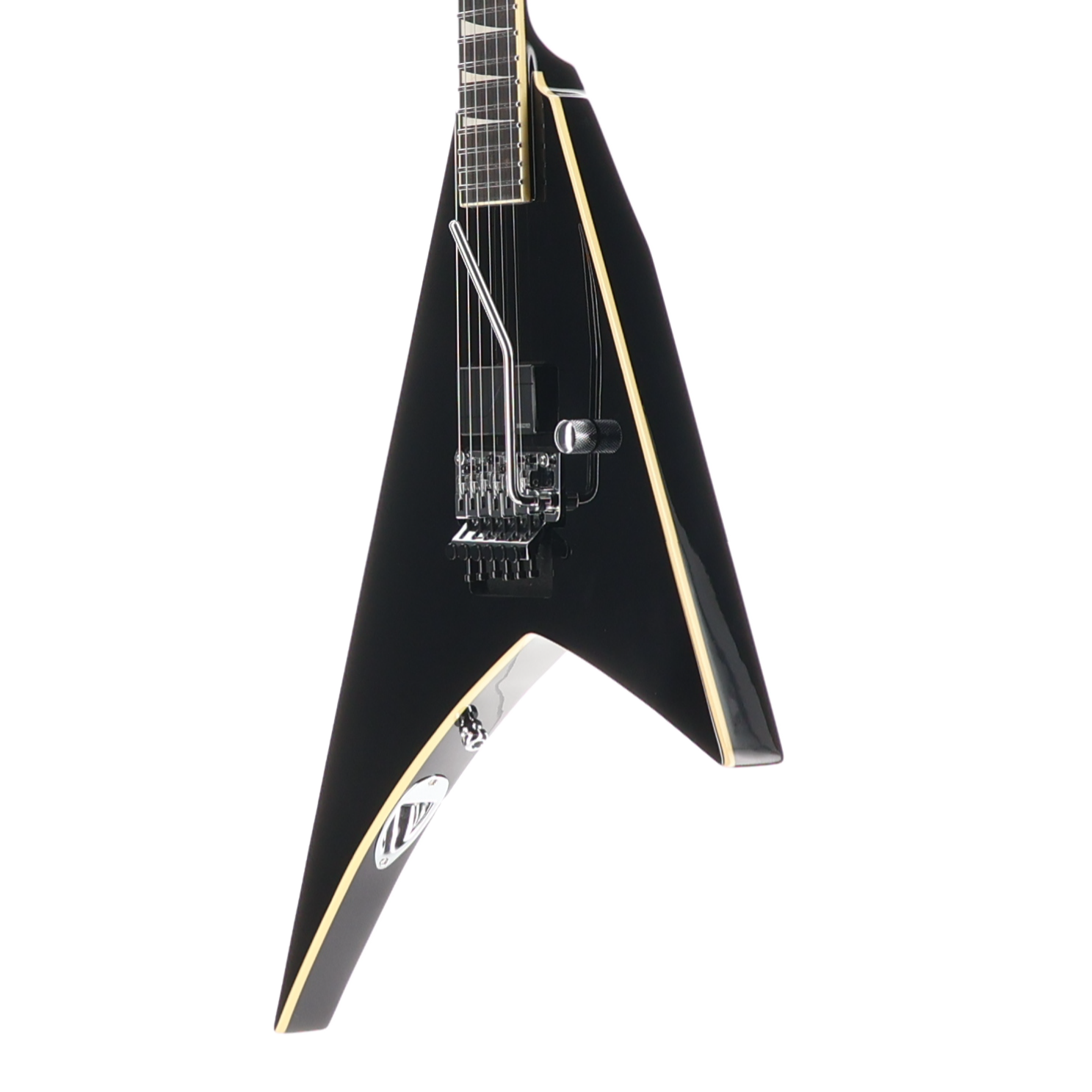 Jackson Pro Plus Pure Metal Limited Edition Rhoads RR1A, Ebony Fingerboard, Gloss Black (D2) (22666)