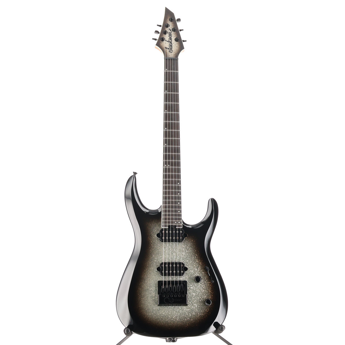 Jackson Pro Plus Series DK Modern EVTN6, Ebony Fingerboard, Silver Sparkle (AA8) (01188)