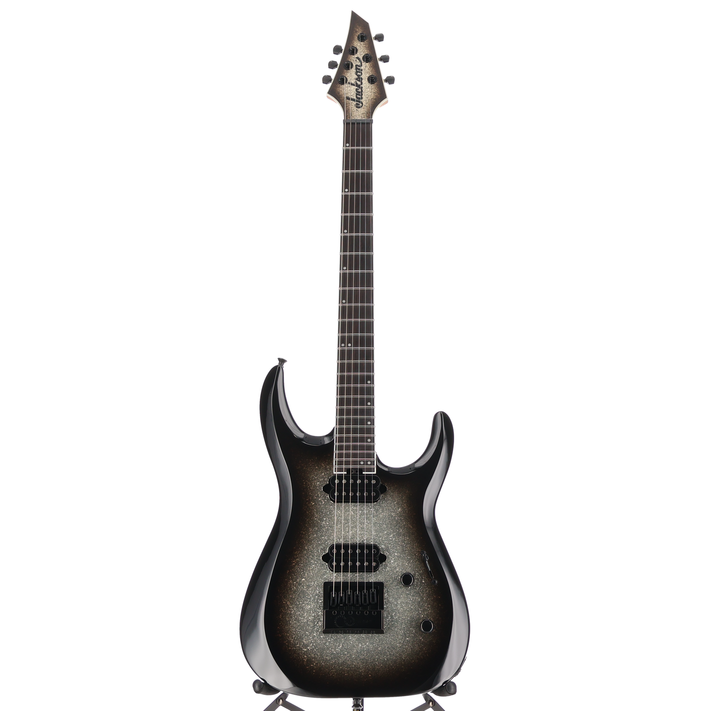 Jackson Pro Plus Series DK Modern EVTN6, Silver Sparkle, Expert Setup (Y10) (00027)