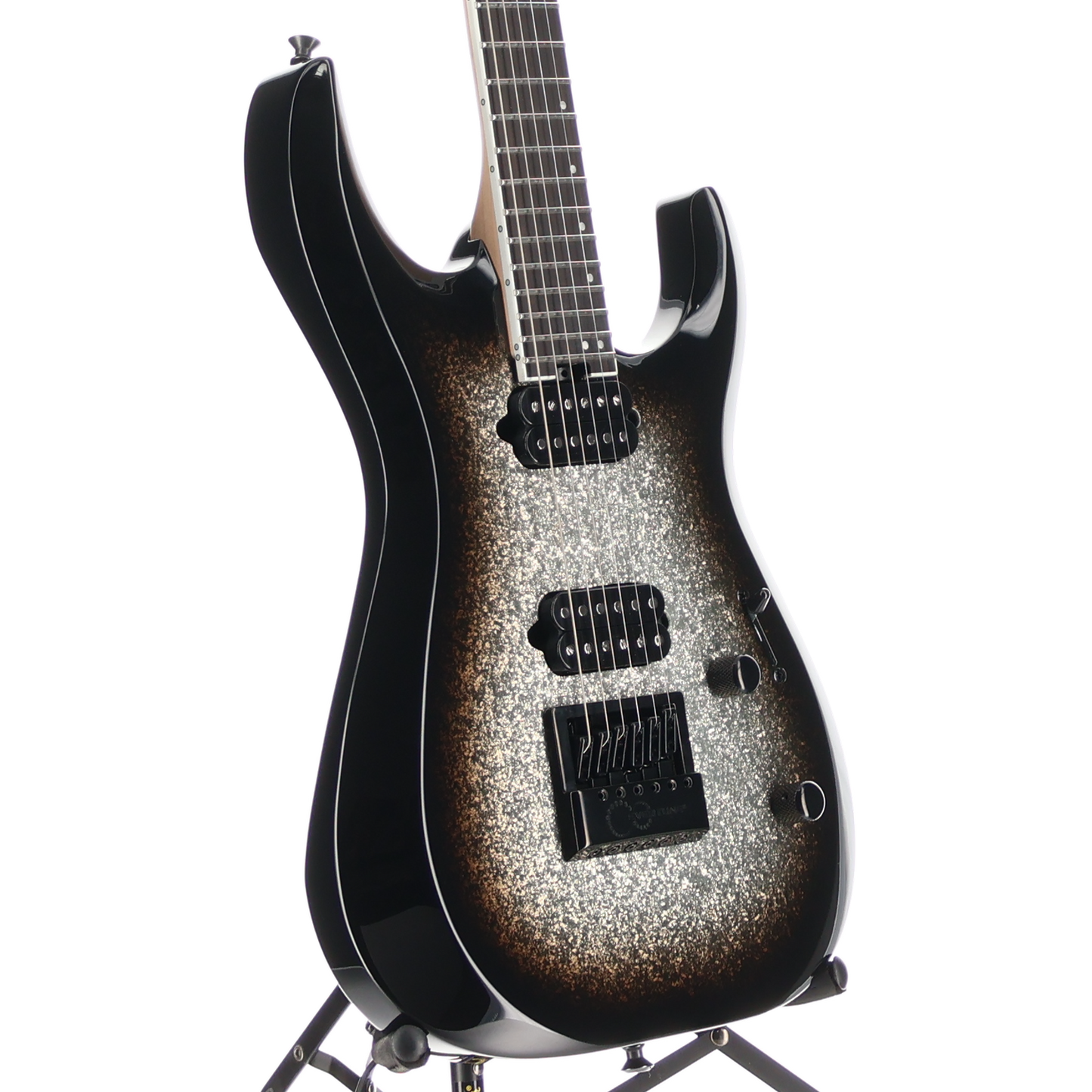 Jackson Pro Plus Series DK Modern EVTN6, Silver Sparkle, Pro Setup (AA2) (00028)