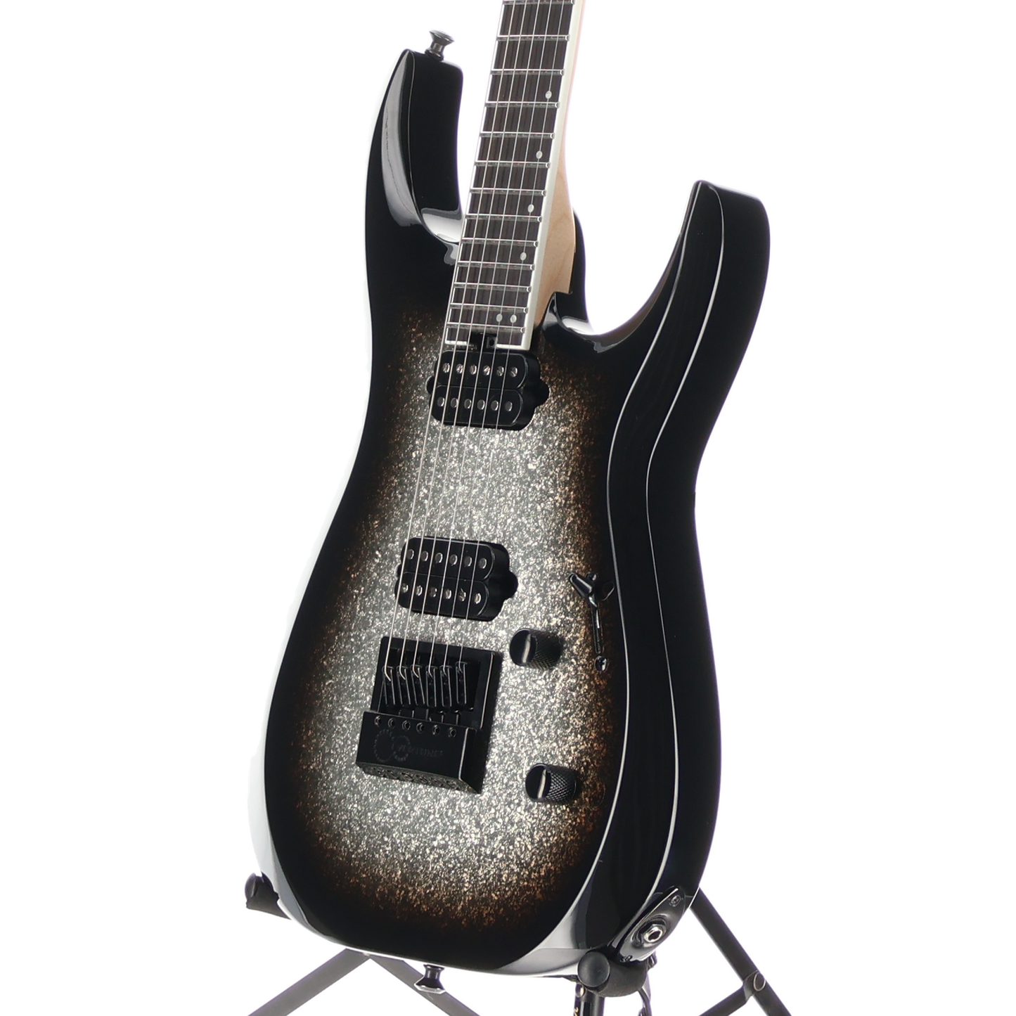 Jackson Pro Plus Series DK Modern EVTN6, Silver Sparkle, Pro Setup (AA2) (00028)