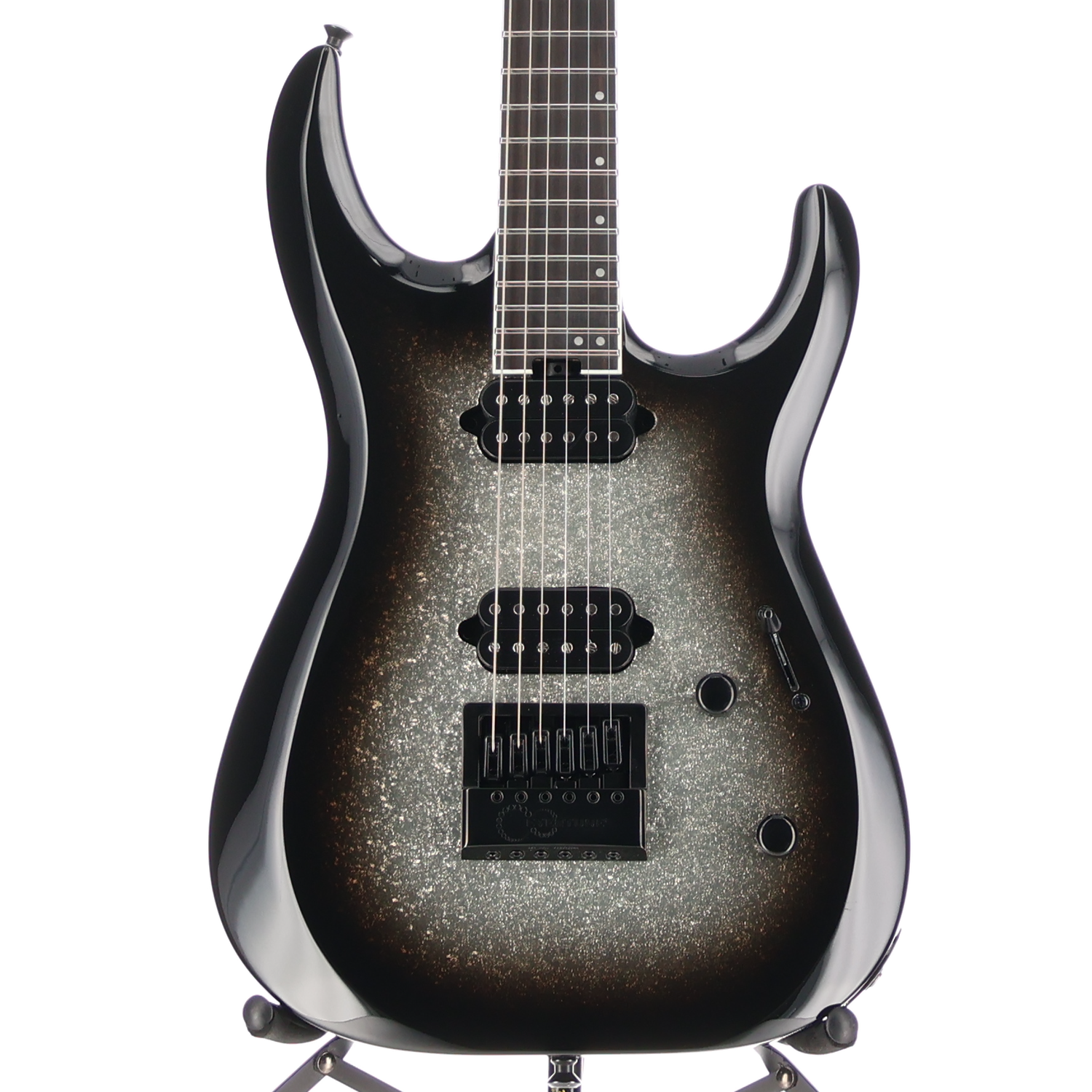 Jackson Pro Plus Series DK Modern EVTN6, Silver Sparkle, Pro Setup (AA2) (00028)