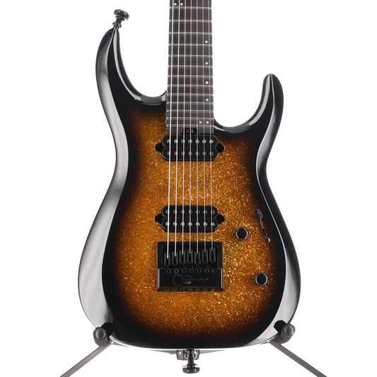 Jackson Pro Plus Series DK Modern EVTN7, Ebony Fingerboard, Gold Sparkle (P1) (00064)