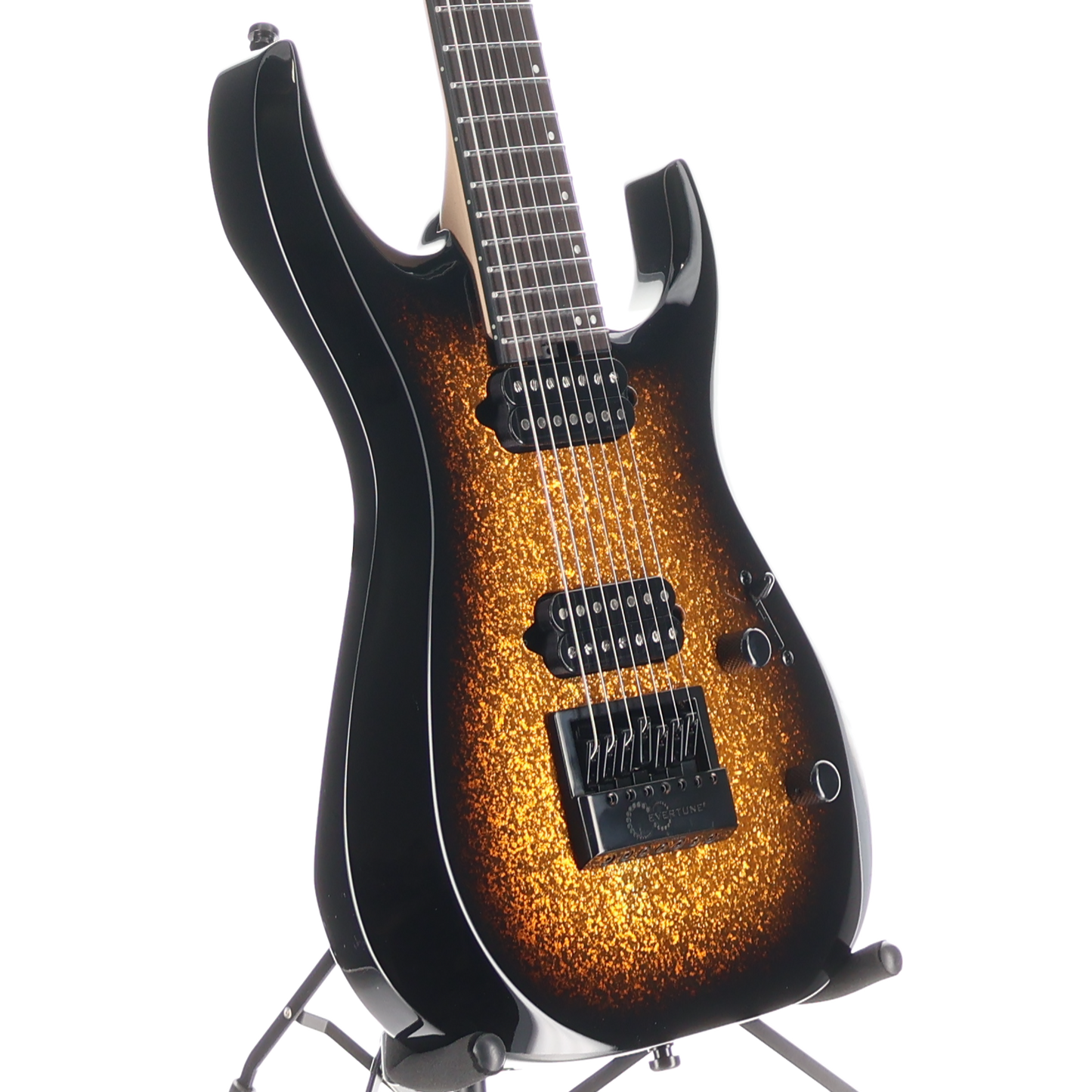 Jackson Pro Plus Series DK Modern EVTN7, Ebony Fingerboard, Gold Sparkle (Y11) (00848)