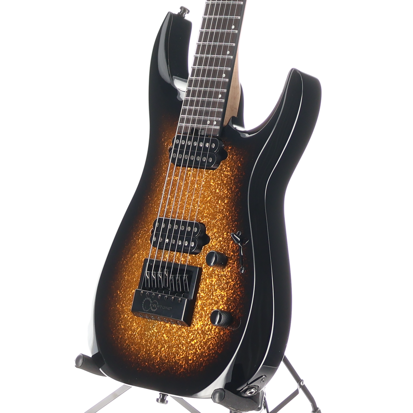 Jackson Pro Plus Series DK Modern EVTN7, Ebony Fingerboard, Gold Sparkle (Y11) (00848)