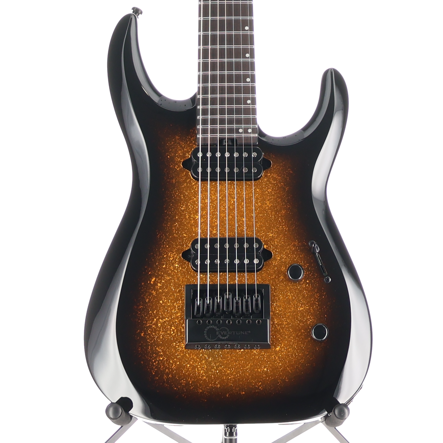 Jackson Pro Plus Series DK Modern EVTN7, Ebony Fingerboard, Gold Sparkle (Y11) (00848)