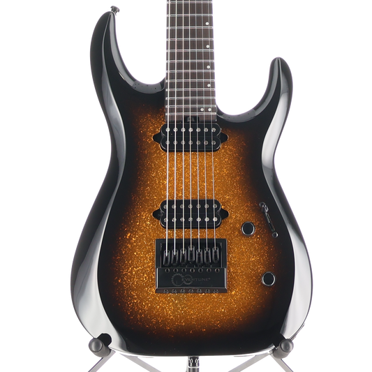 Jackson Pro Plus Series DK Modern EVTN7, Ebony Fingerboard, Gold Sparkle (Y11) (00848)