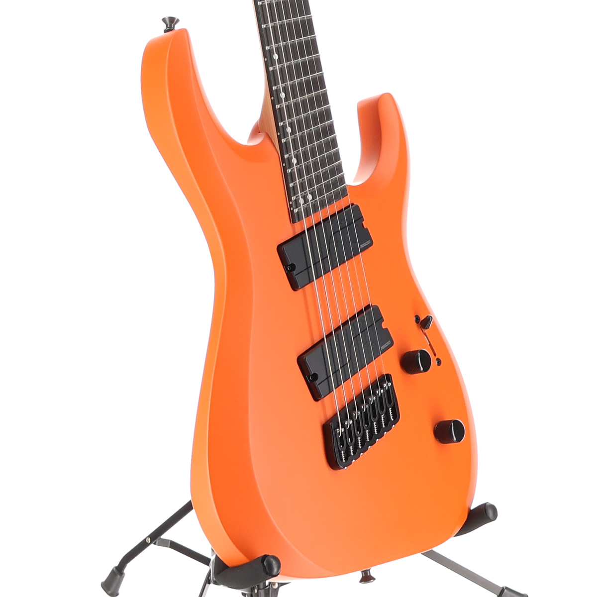 Jackson Pro Plus Series DK Modern HT7 MS, Ebony Fingerboard, Satin Orange Crush (AA12) (00609)