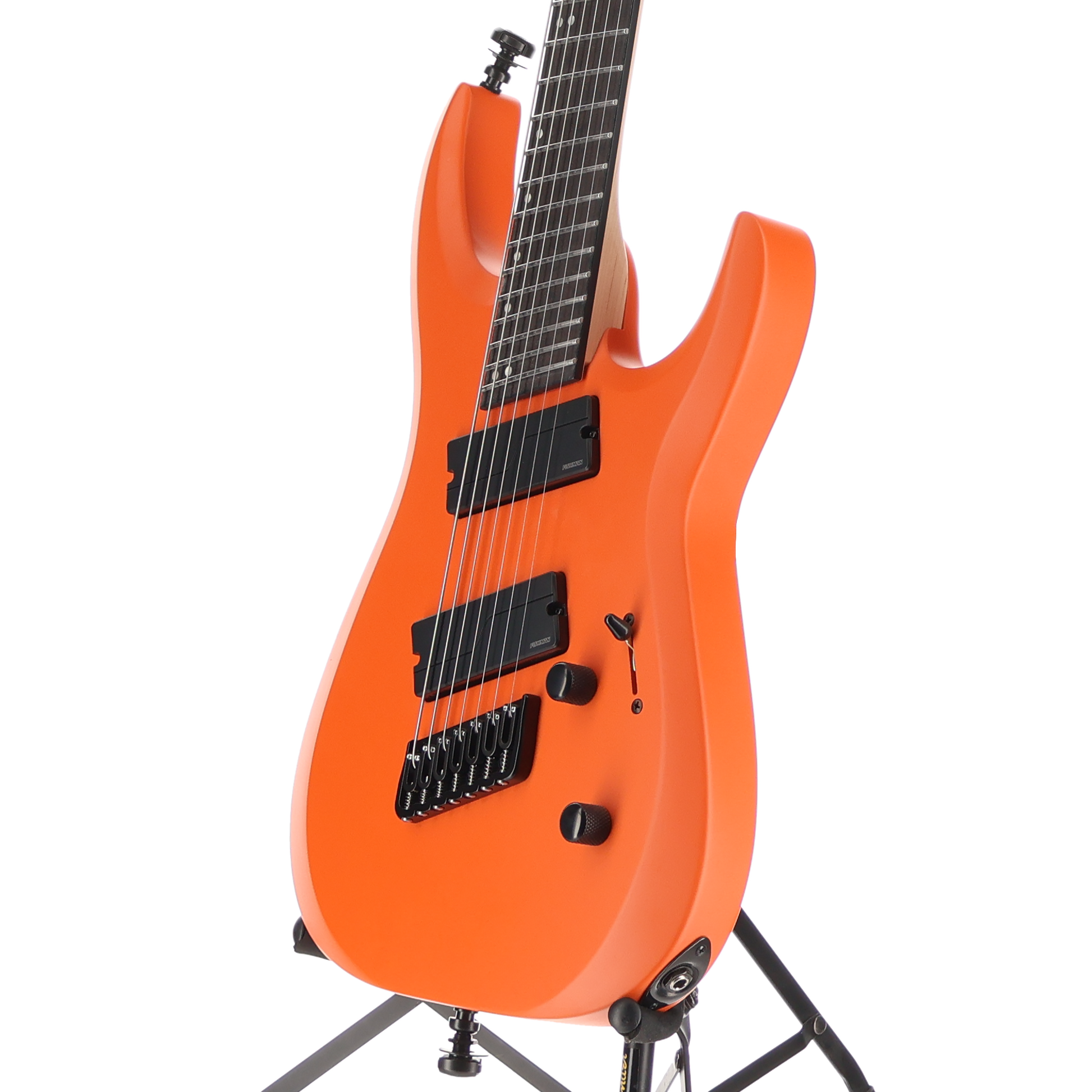 Jackson Pro Plus Series DK Modern HT7 MS, Ebony Fingerboard, Satin Orange Crush (Y6) (00091)
