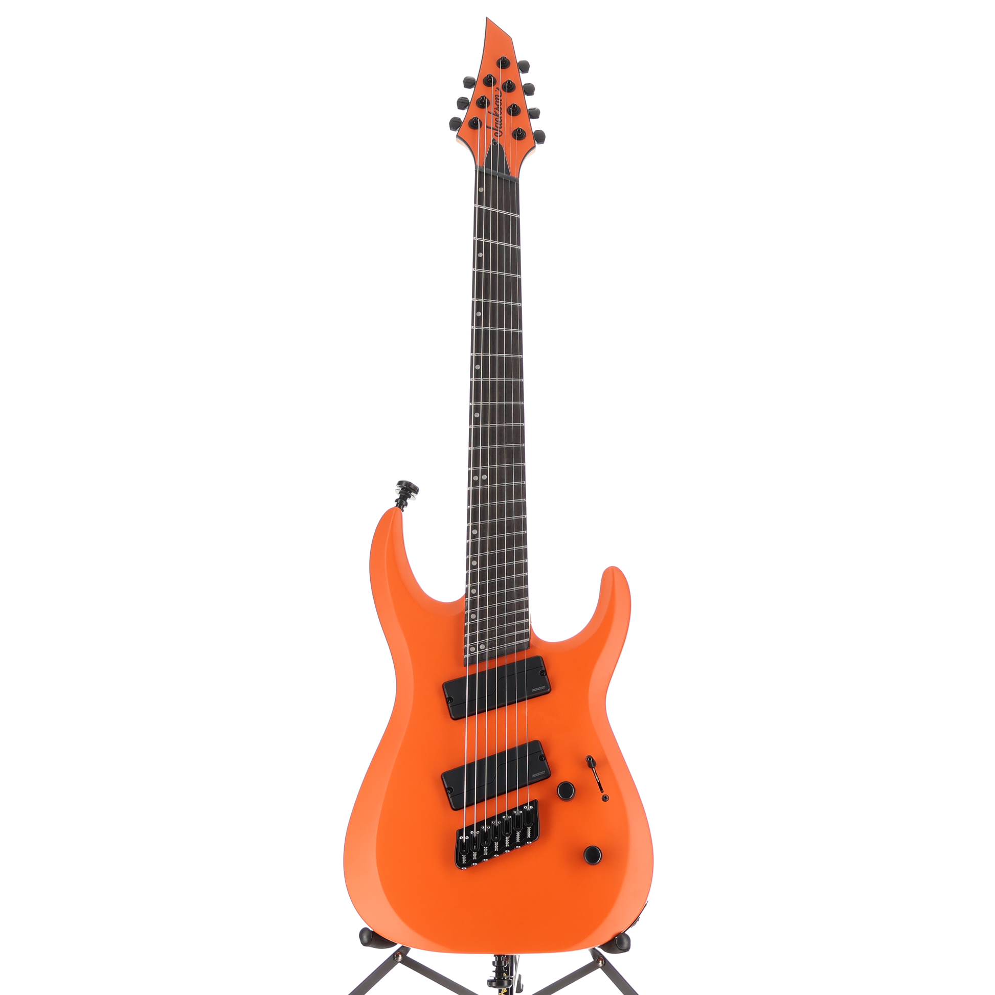 Jackson Pro Plus Series DK Modern HT7 MS, Ebony Fingerboard, Satin Orange Crush (Y6) (00091)
