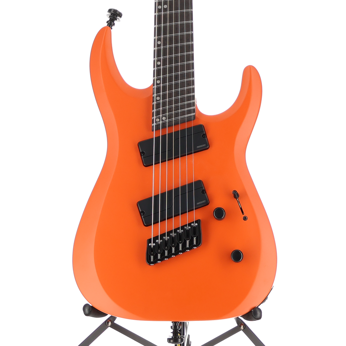 Jackson Pro Plus Series DK Modern HT7 MS, Ebony Fingerboard, Satin Orange Crush (Y6) (00091)