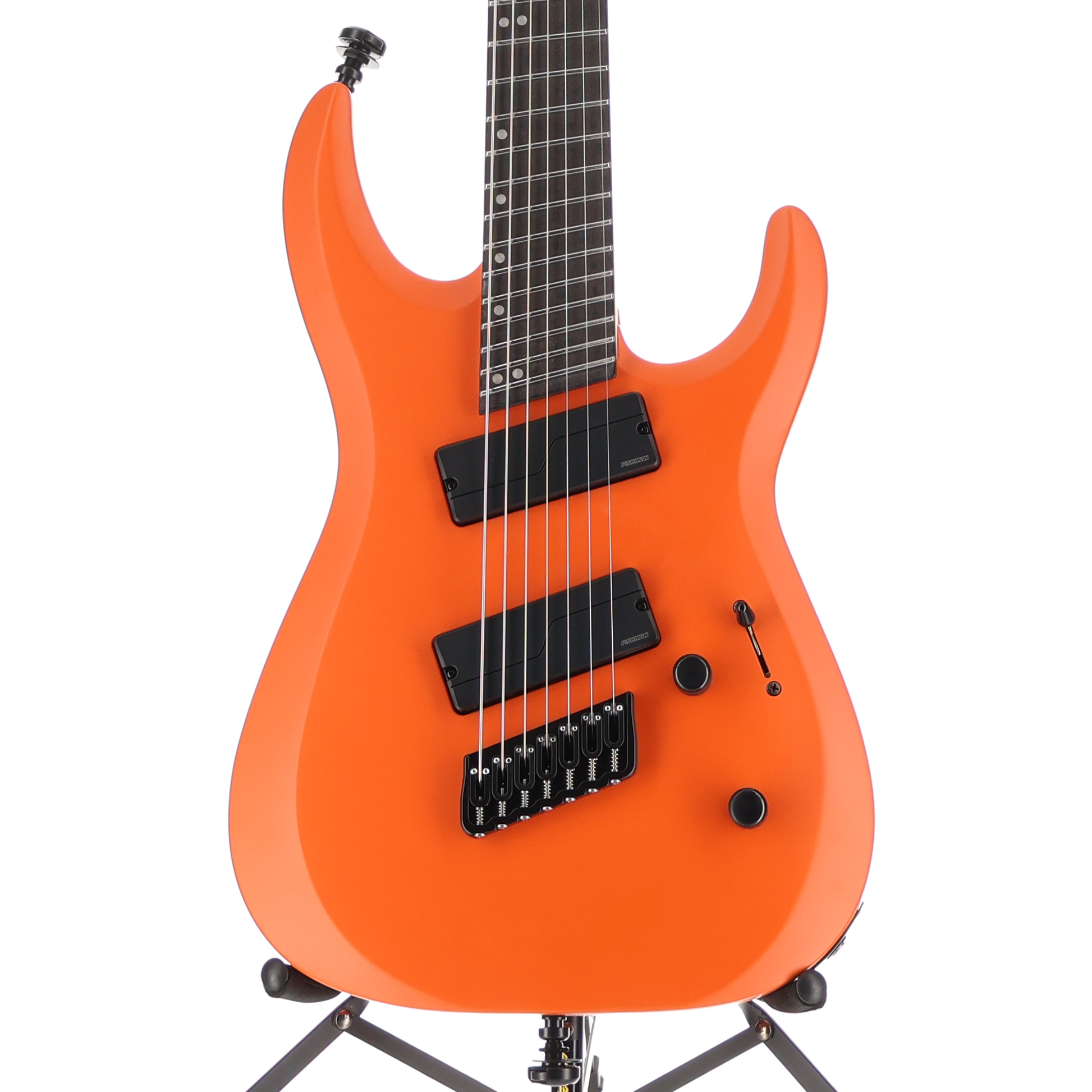Jackson Pro Plus Series DK Modern HT7 MS, Ebony Fingerboard, Satin Orange Crush (Y6) (00091)