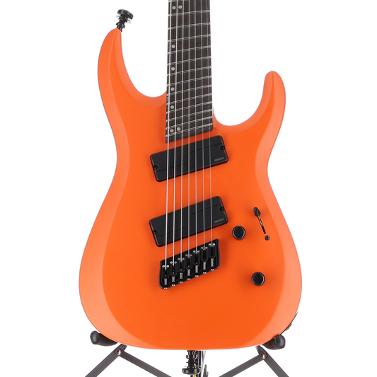 Jackson Pro Plus Series DK Modern HT7 MS, Ebony Fingerboard, Satin Orange Crush (Y6) (00091)