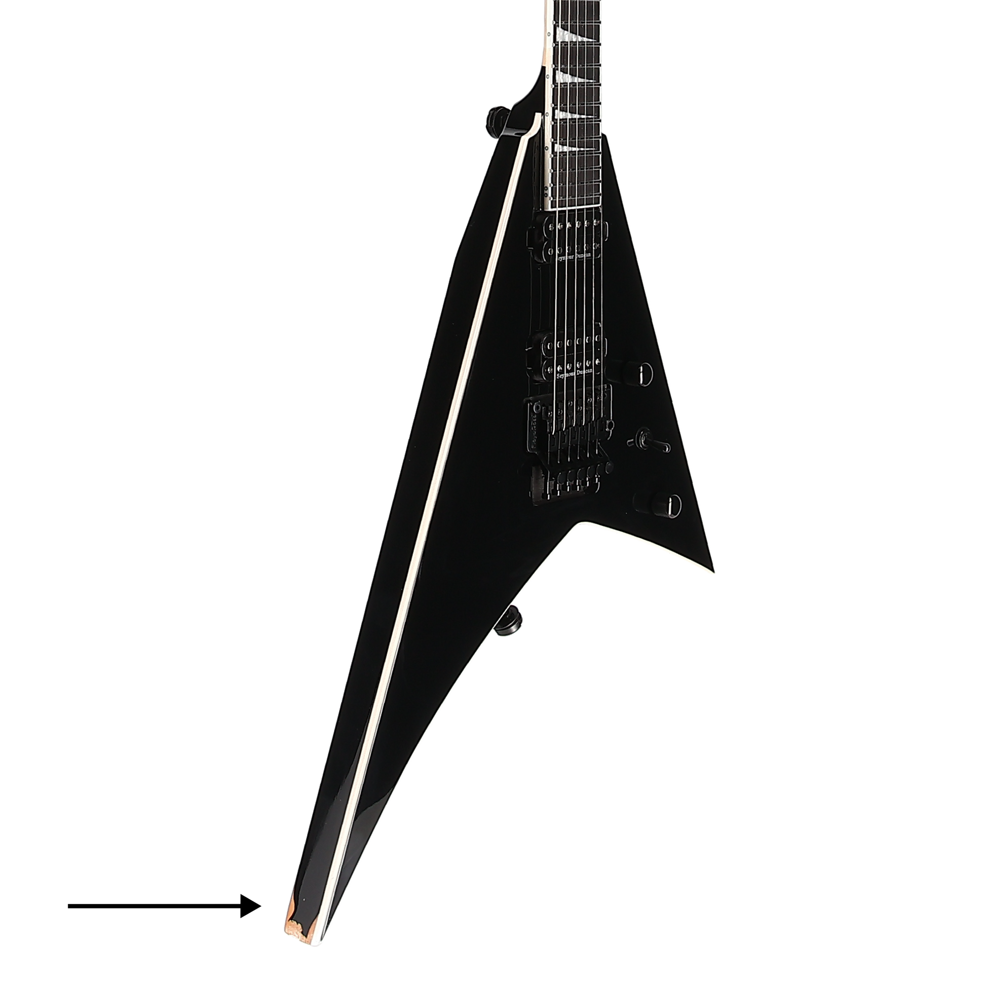 Jackson Pro Plus Series Rhoads RR24, Ebony Fingerboard, Deep Black (EA3) (00452)