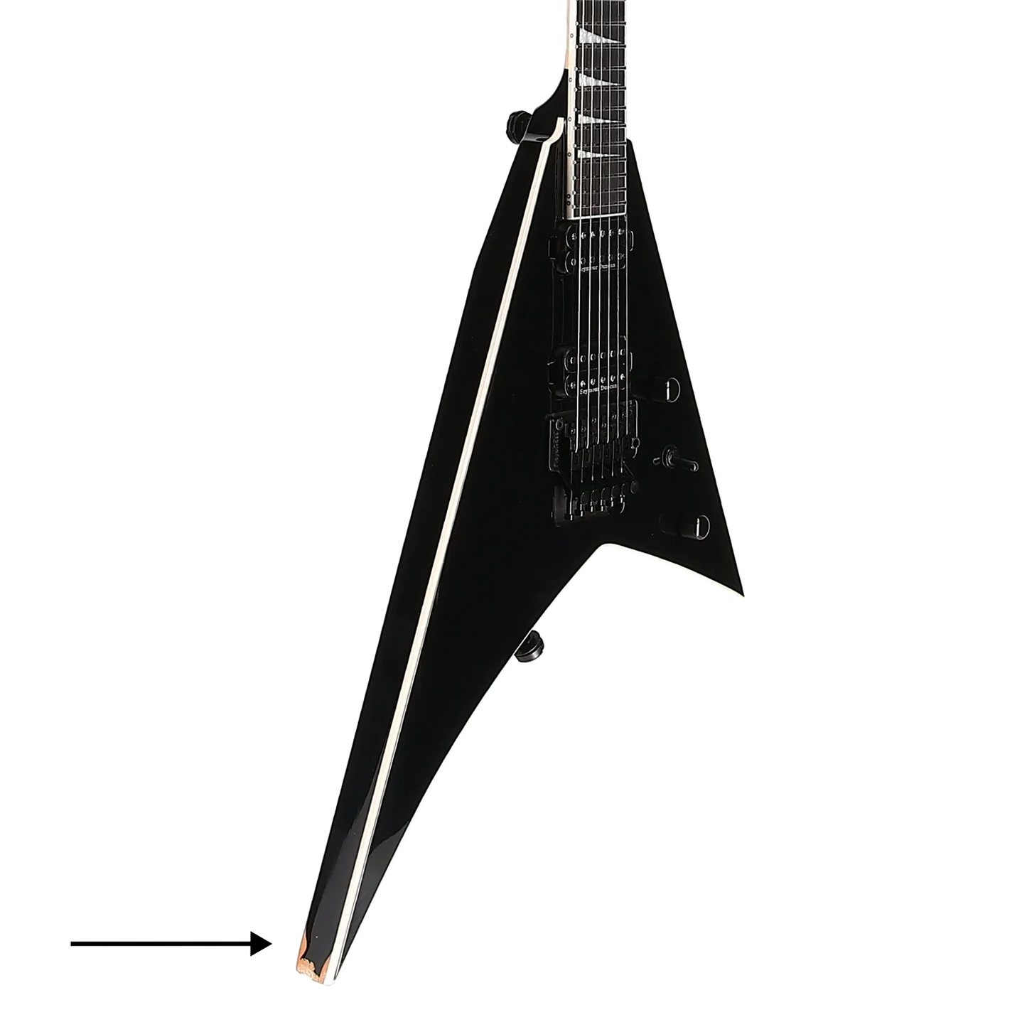 Jackson Pro Plus Series Rhoads RR24, Ebony Fingerboard, Deep Black (EA3) (00452)