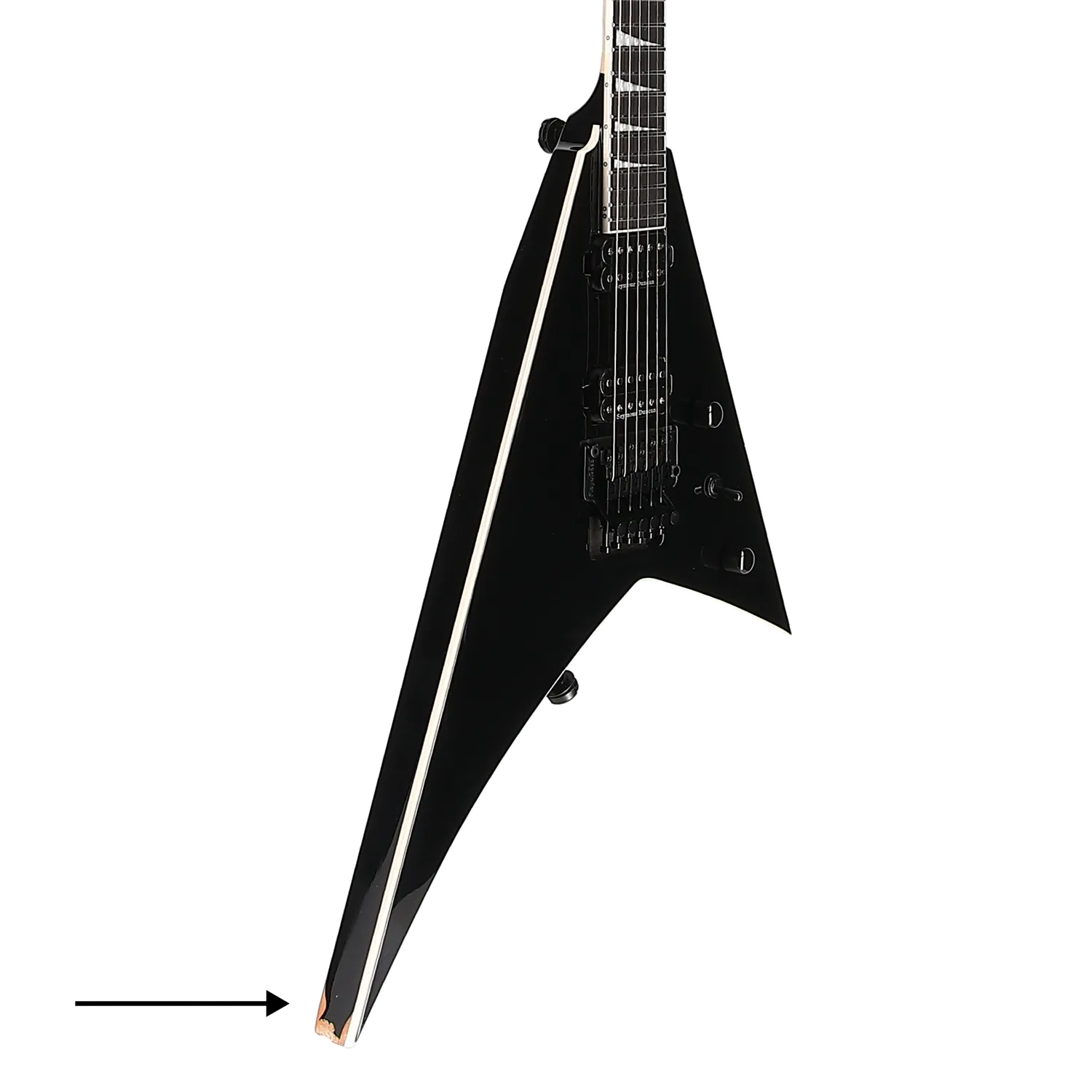 Jackson Pro Plus Series Rhoads RR24, Ebony Fingerboard, Deep Black (EA3) (00452)