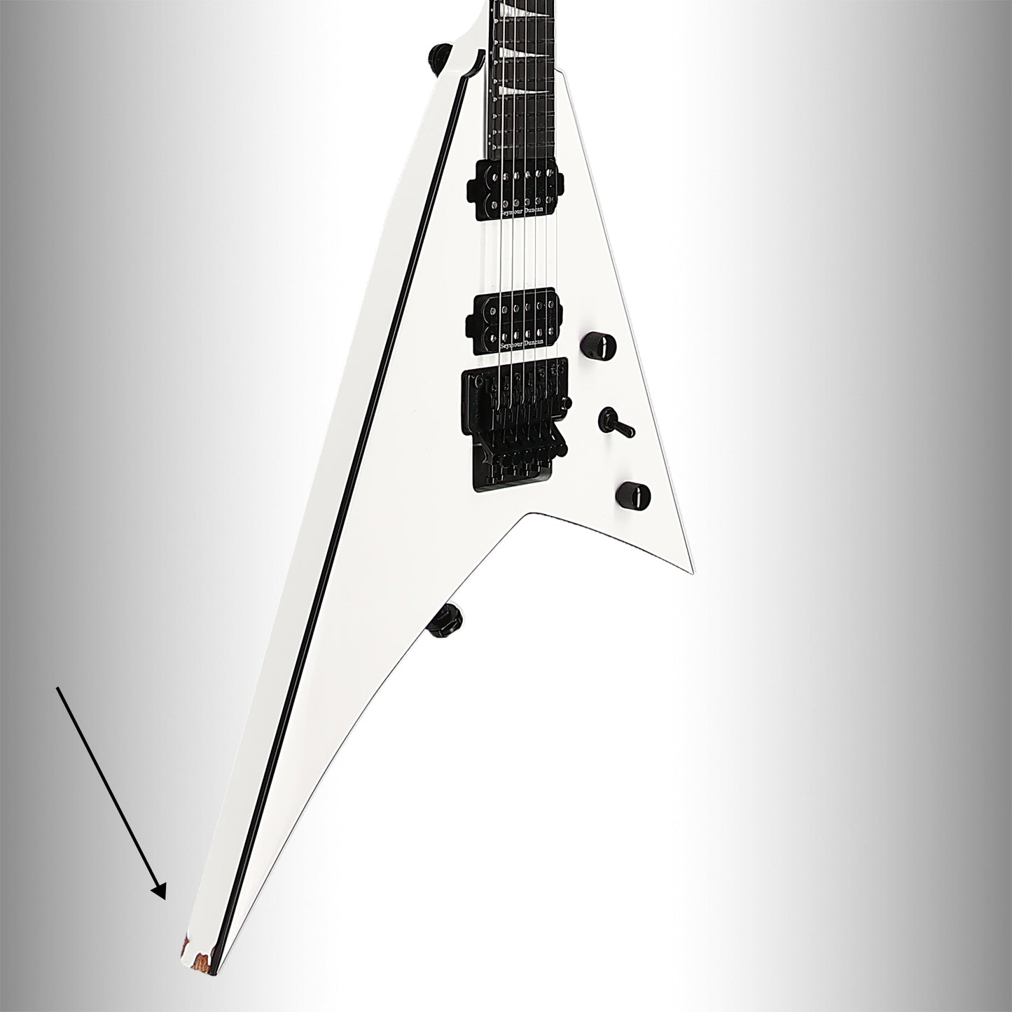 Jackson Pro Plus Series Rhoads RR24, Ebony Fingerboard, Snow White (AA2) (01332)