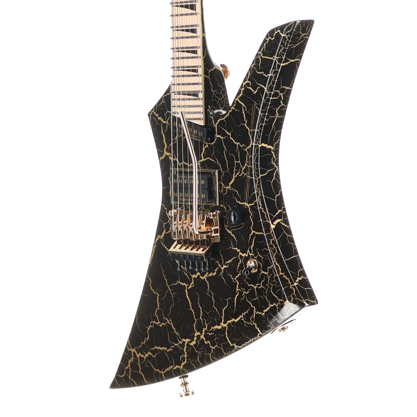 Jackson Pro Plus Series Signature Brandon Ellis Kelly KE27, Maple Fingerboard, Gold Crackle (P) (01207)
