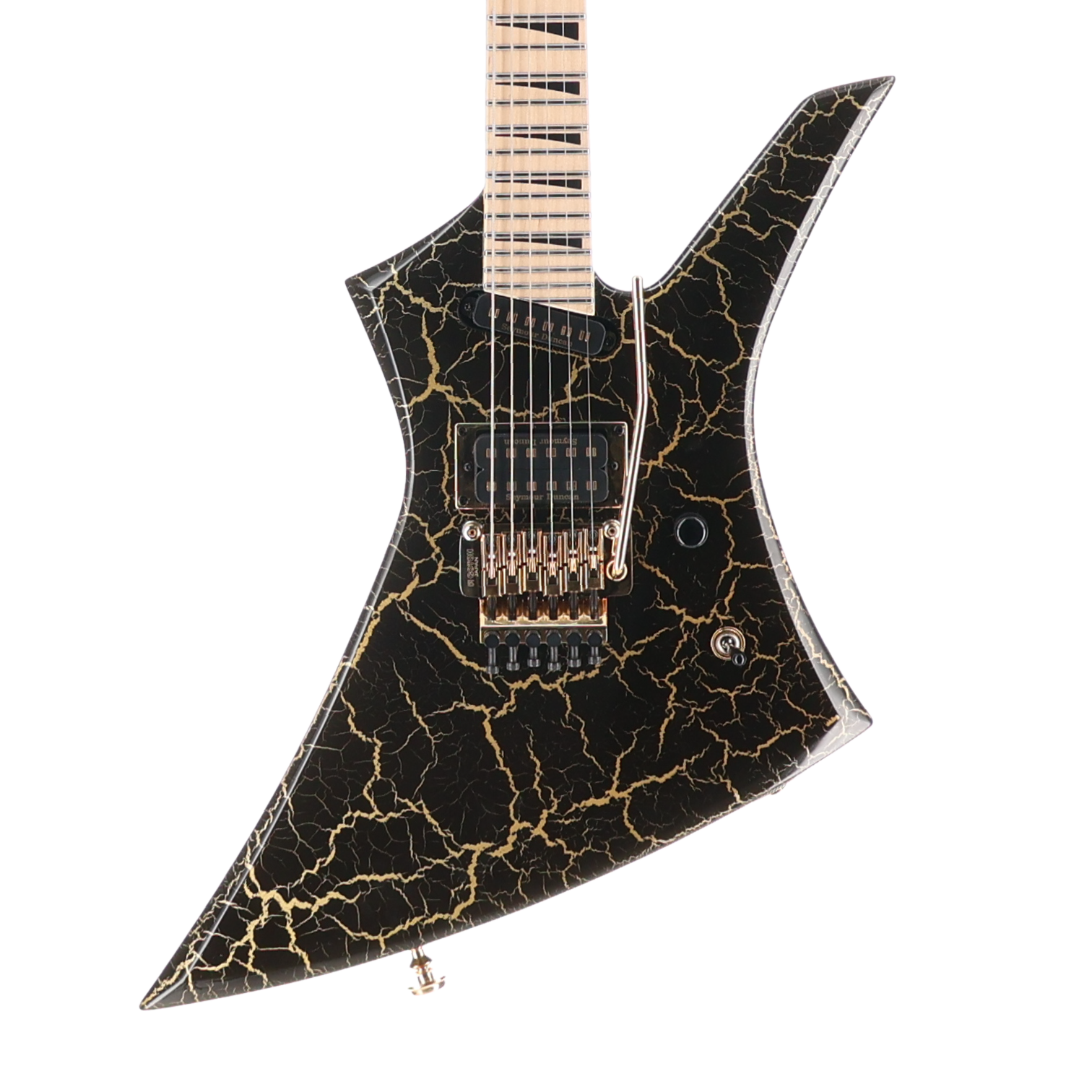 Jackson Pro Plus Series Signature Brandon Ellis Kelly KE27, Maple Fingerboard, Gold Crackle (P) (01207)