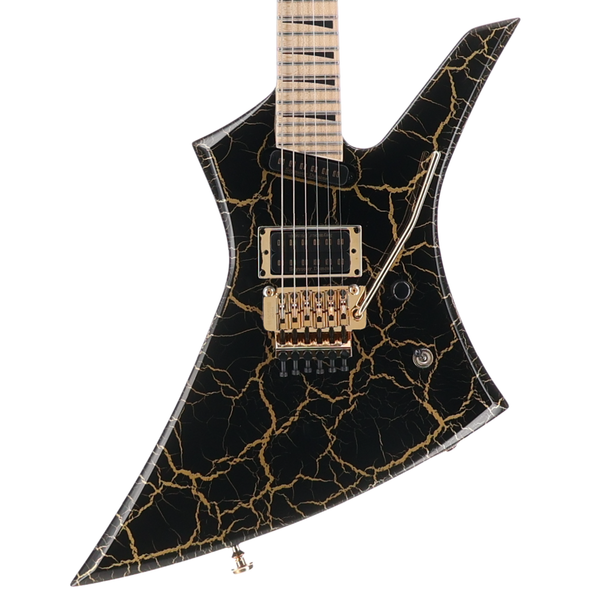 Jackson Pro Plus Series Signature Brandon Ellis Kelly KE27, Maple Fingerboard, Gold Crackle (S11) (01204)