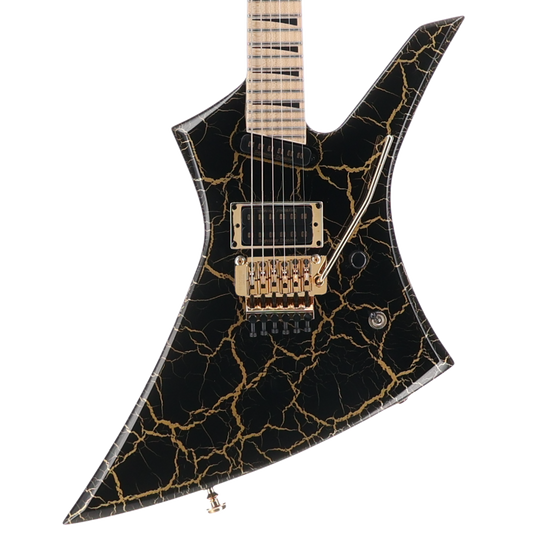 Jackson Pro Plus Series Signature Brandon Ellis Kelly KE27, Maple Fingerboard, Gold Crackle (S11) (01204)