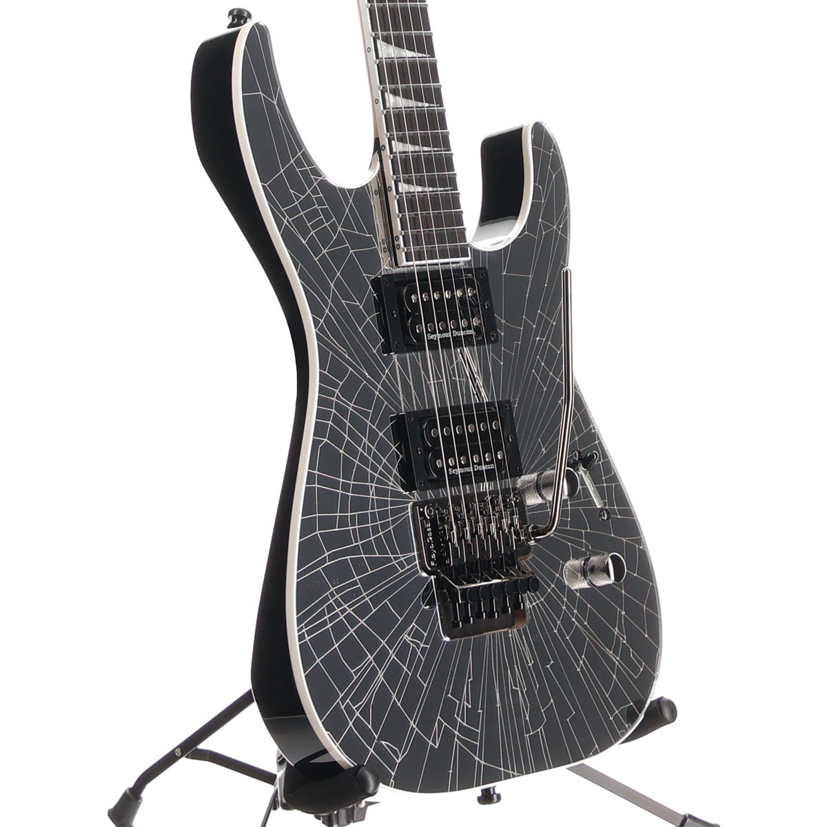 Jackson Pro Plus Series Soloist SL2, Ebony Fingerboard, Shattered Mirror (B3) (00221)