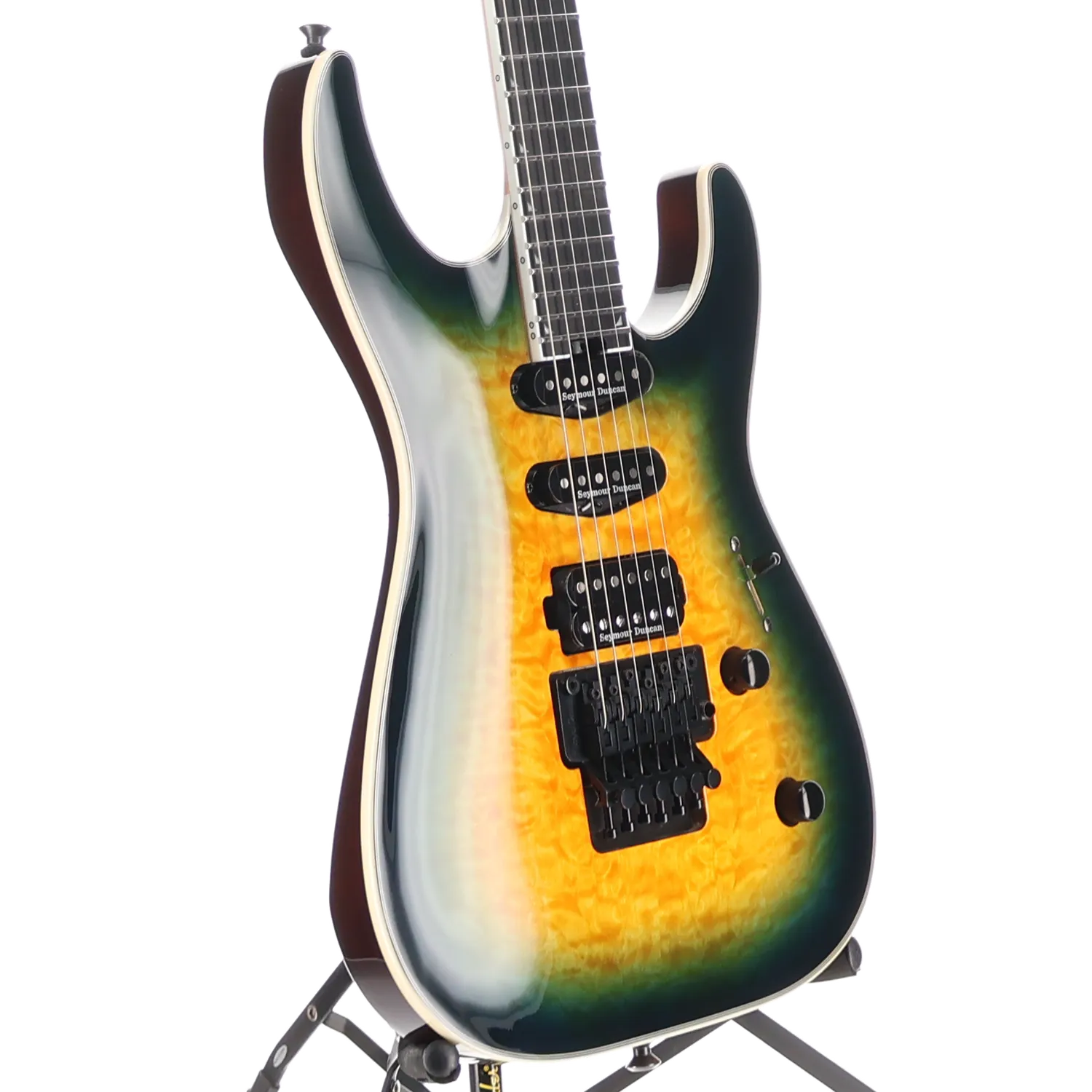 Jackson Pro Plus Series Soloist SLA3Q - Amber Blue Burst (RP) (27586)