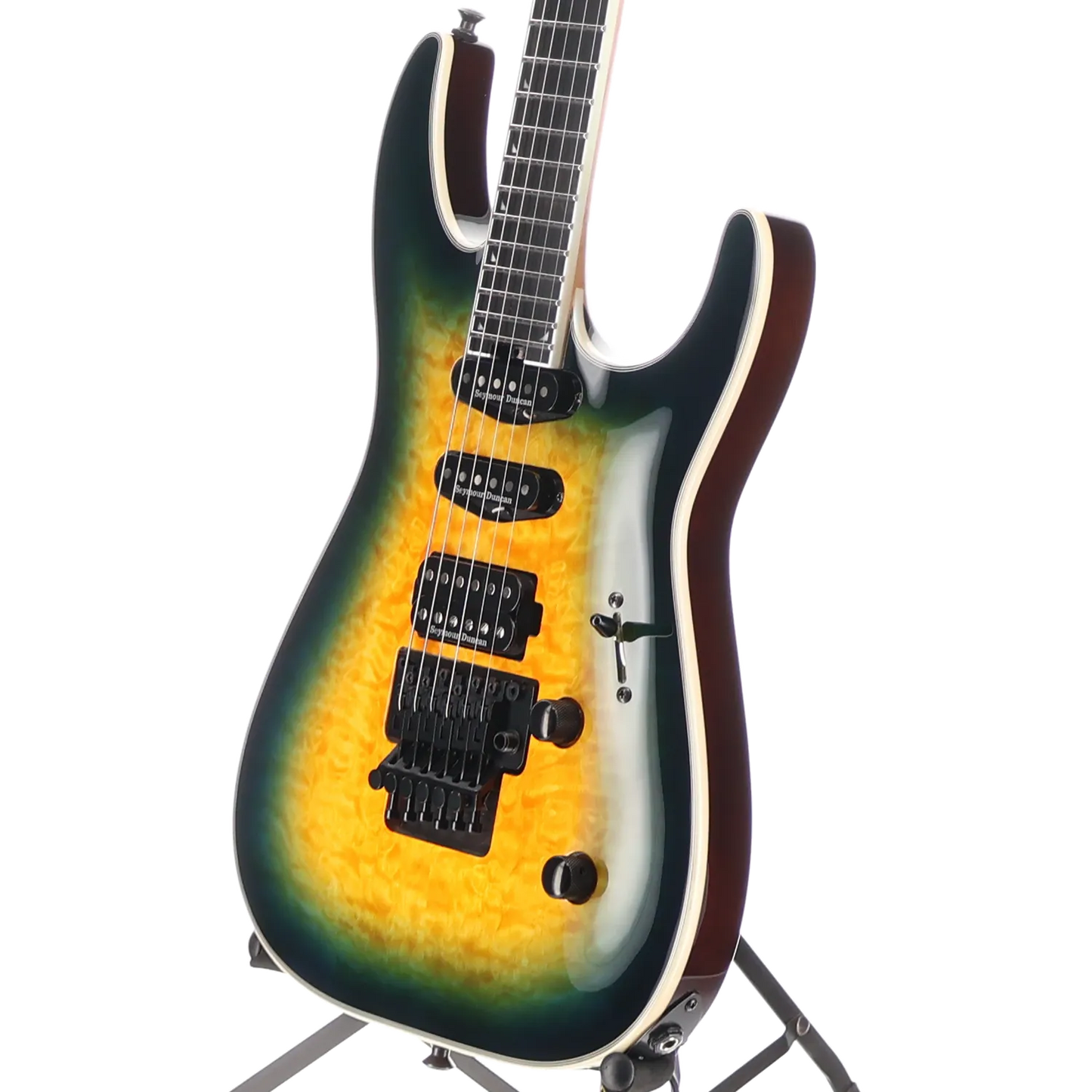 Jackson Pro Plus Series Soloist SLA3Q - Amber Blue Burst (RP) (27586)