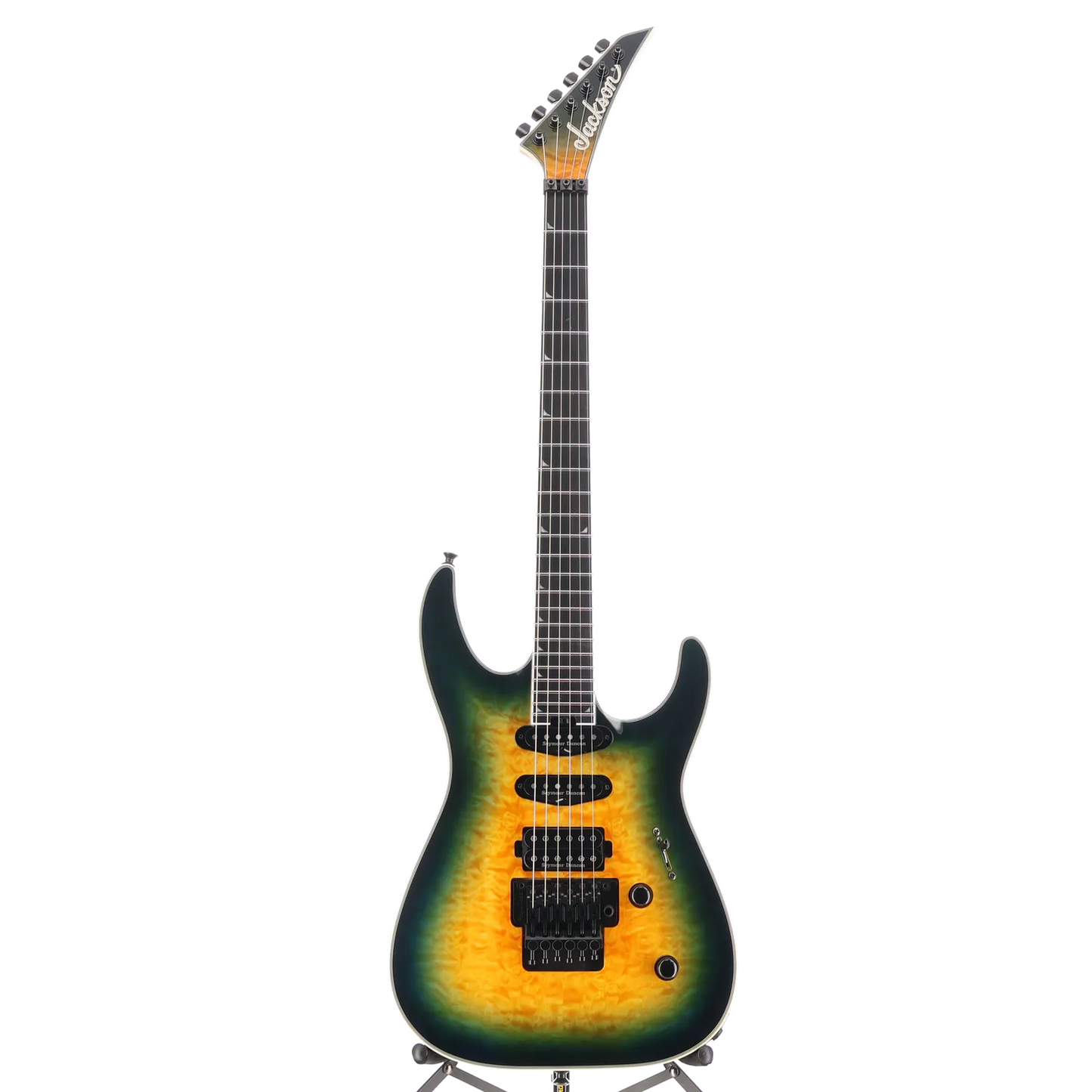 Jackson Pro Plus Series Soloist SLA3Q - Amber Blue Burst (RP) (27586)