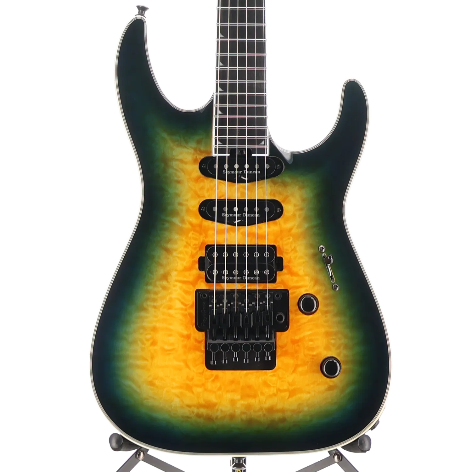 Jackson Pro Plus Series Soloist SLA3Q - Amber Blue Burst (RP) (27586)