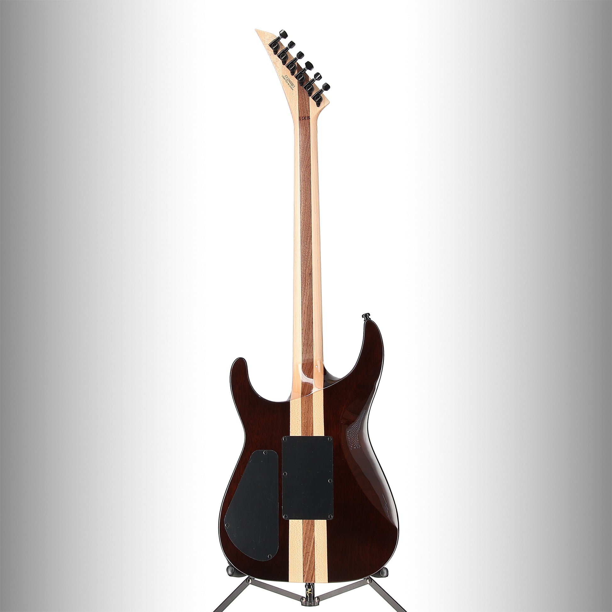 Jackson Pro Plus Series Soloist SLA3Q, Ebony Fingerboard, Fuschia Burst (D8) (00823)