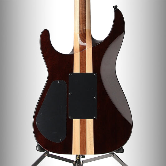 Jackson Pro Plus Series Soloist SLA3Q, Ebony Fingerboard, Fuschia Burst (EA1) (02885)