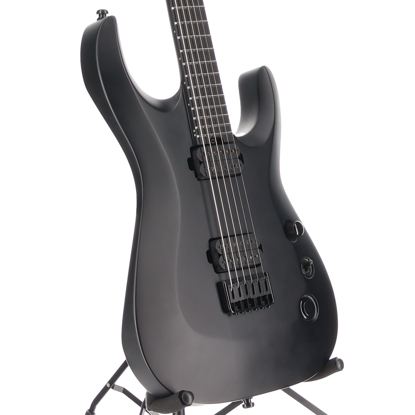 Jackson Pro Plus XT Soloist SLAT HT6 Baritone, Ebony Fingerboard, Satin Black (M1) (00883)