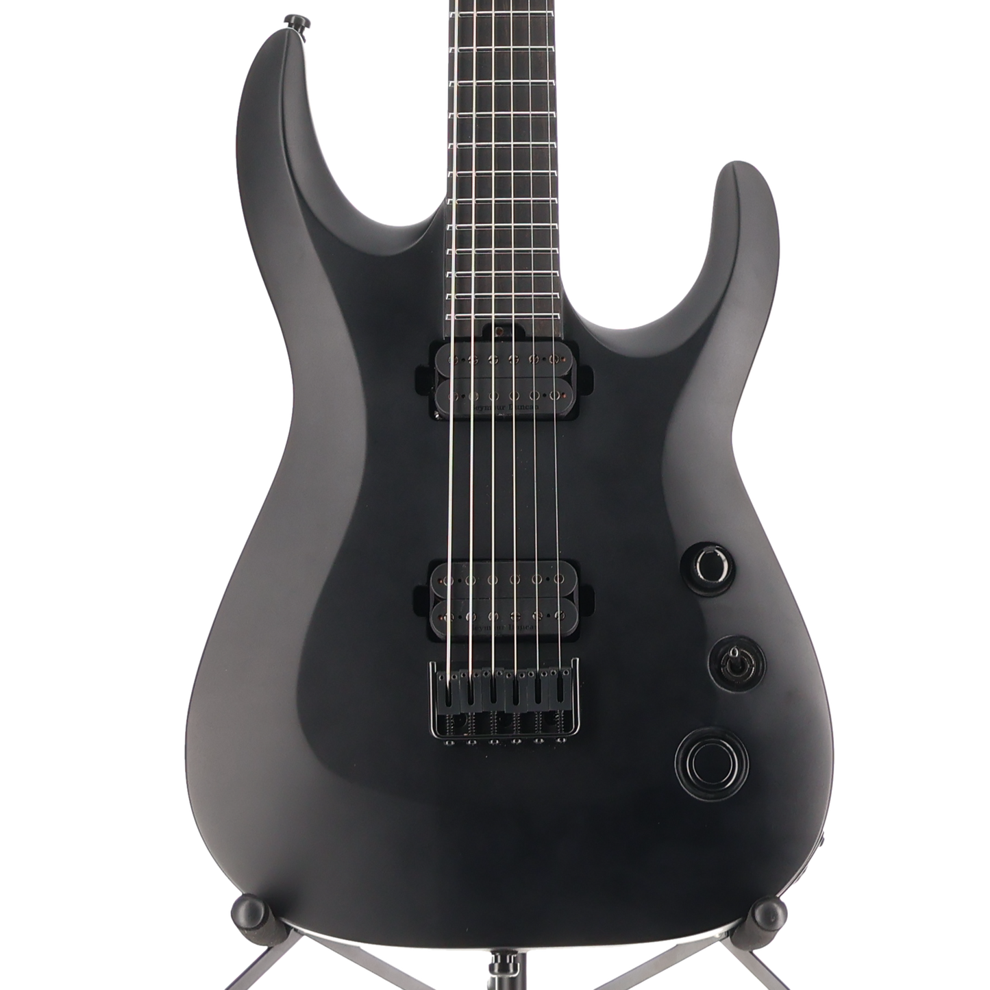 Jackson Pro Plus XT Soloist SLAT HT6 Baritone, Ebony Fingerboard, Satin Black (M1)(00883) (00883)