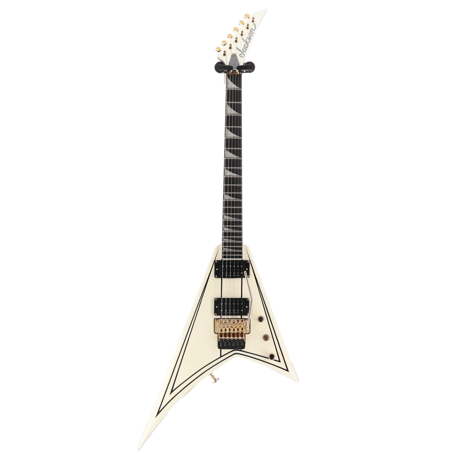Jackson Pro Series Rhoads RR3, Ebony Fingerboard, Ivory with Black Pinstripes (SR) (01185)