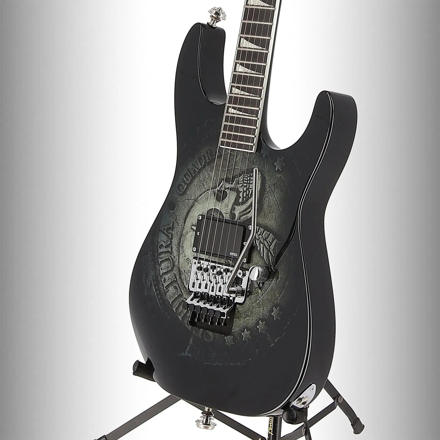 Jackson Pro Series Signature Andreas Kisser Soloist, Ebony Fingerboard, Quadra (EA8) (02136)