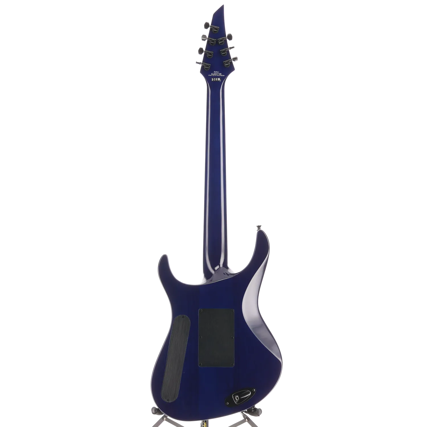 Jackson Pro Series Signature Chris Broderick Soloist 7P, Laurel Fingerboard, Transparent Blue (SR) (47169)