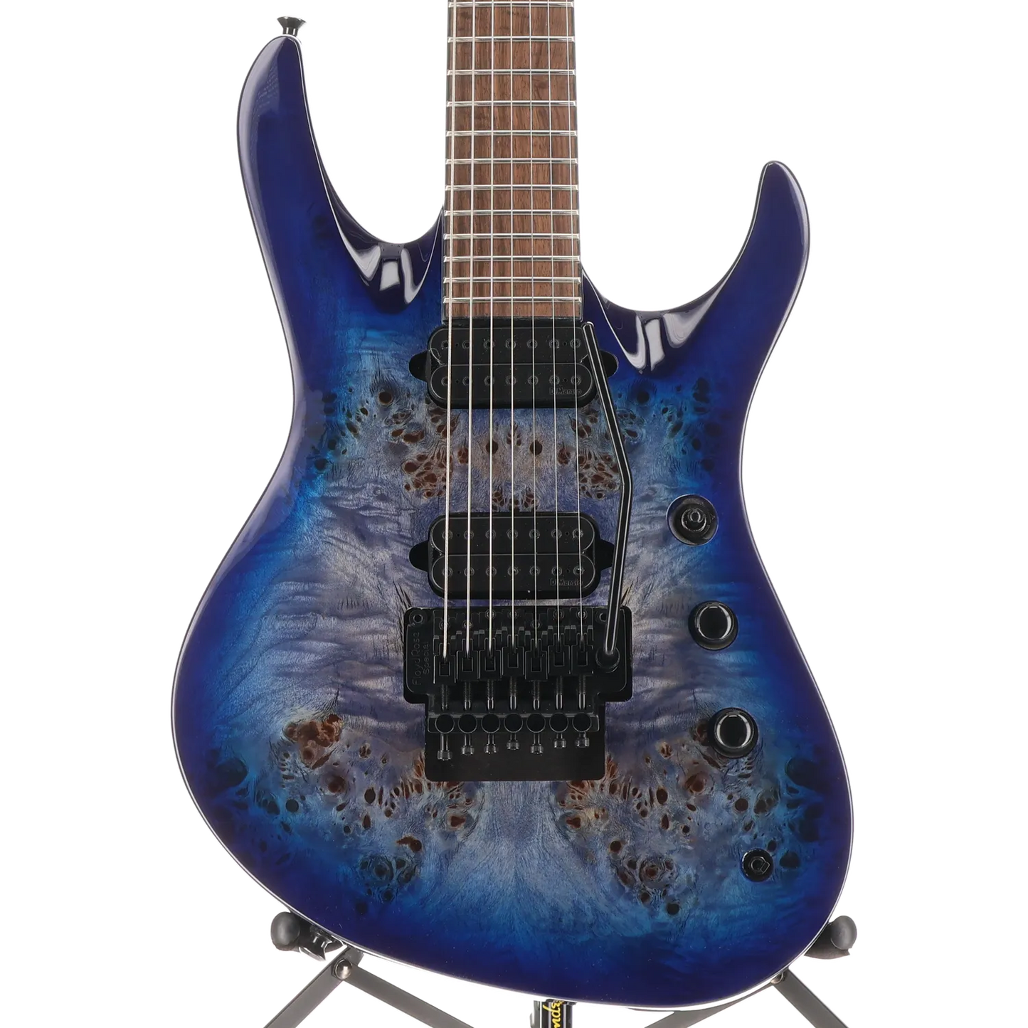 Jackson Pro Series Signature Chris Broderick Soloist 7P, Laurel Fingerboard, Transparent Blue (SR) (47169)