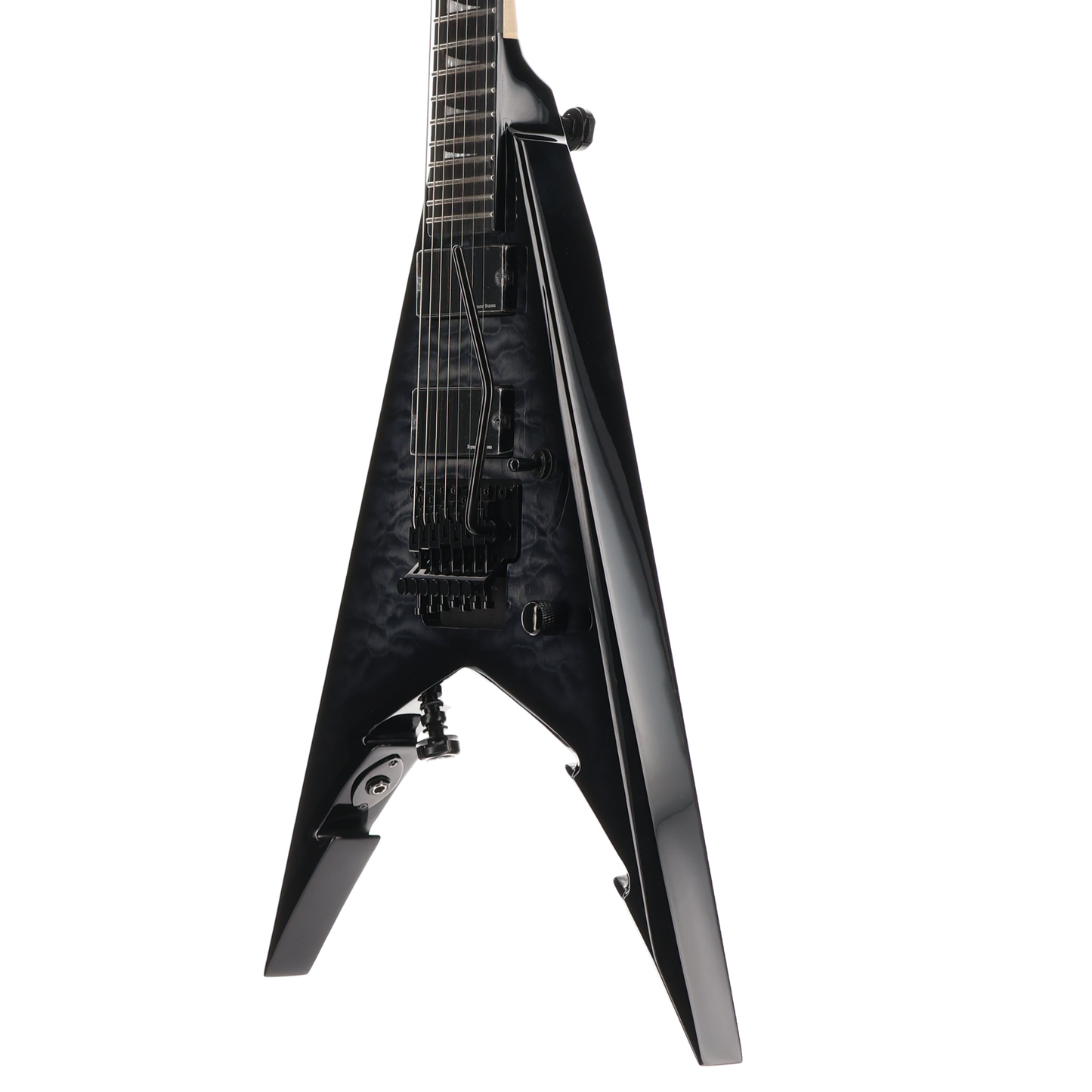 Jackson Pro Series Signature Corey Beaulieu King V KV7Q, Ebony Fingerboard, Transparent Black (I3) (02097)