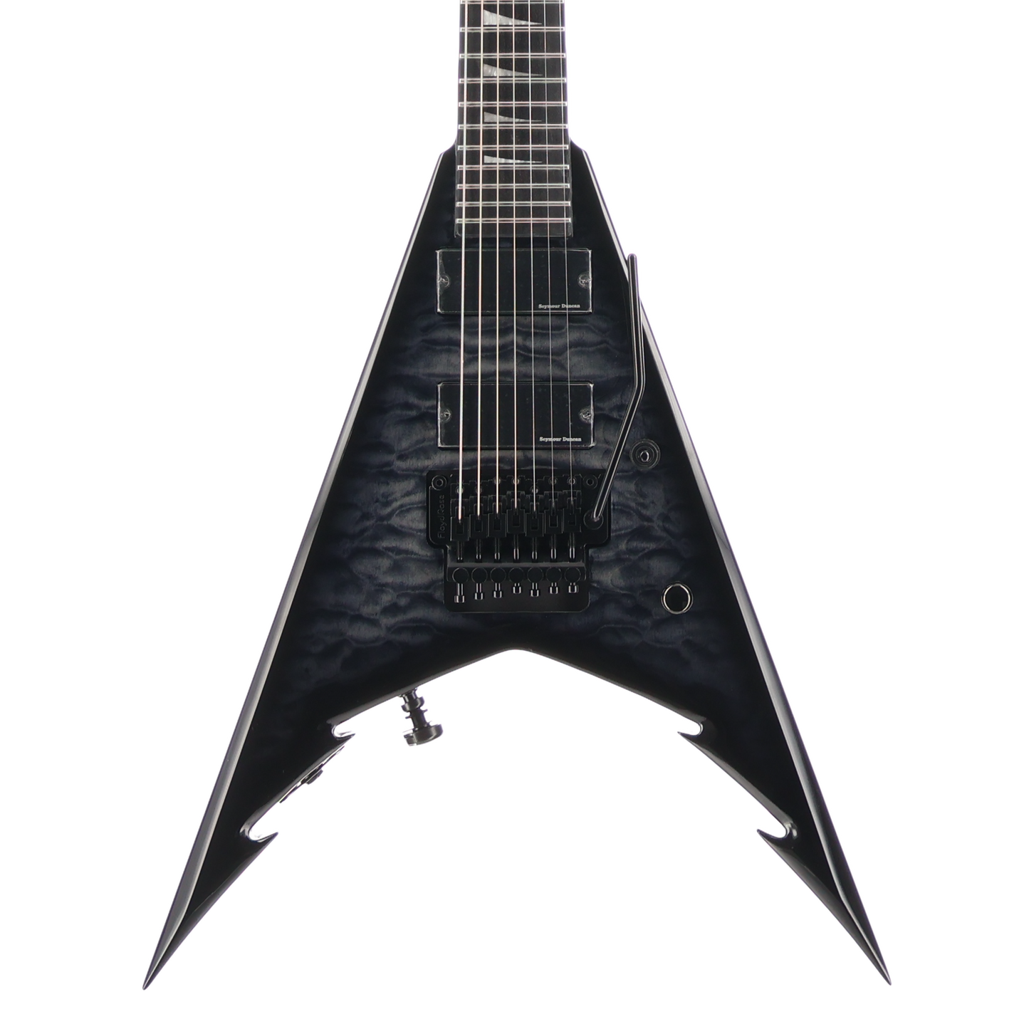 Jackson Pro Series Signature Corey Beaulieu King V KV7Q, Ebony Fingerboard, Transparent Black (I3) (02097)