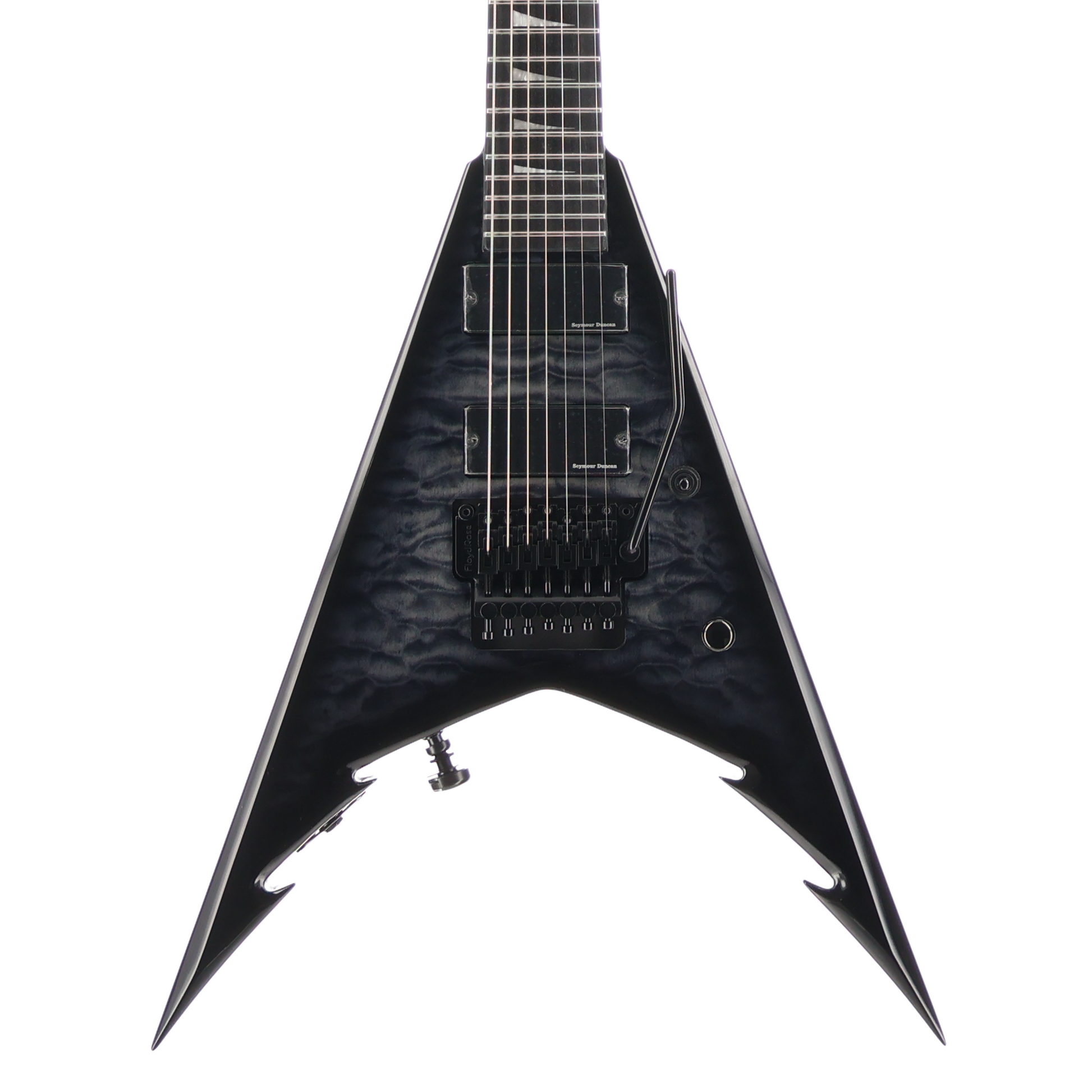 Jackson Pro Series Signature Corey Beaulieu King V KV7Q, Ebony Fingerboard, Transparent Black (I3) (02097)