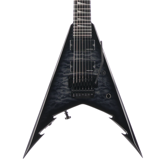 Jackson Pro Series Signature Corey Beaulieu King V KV7Q, Ebony Fingerboard, Transparent Black (I3) (02097)