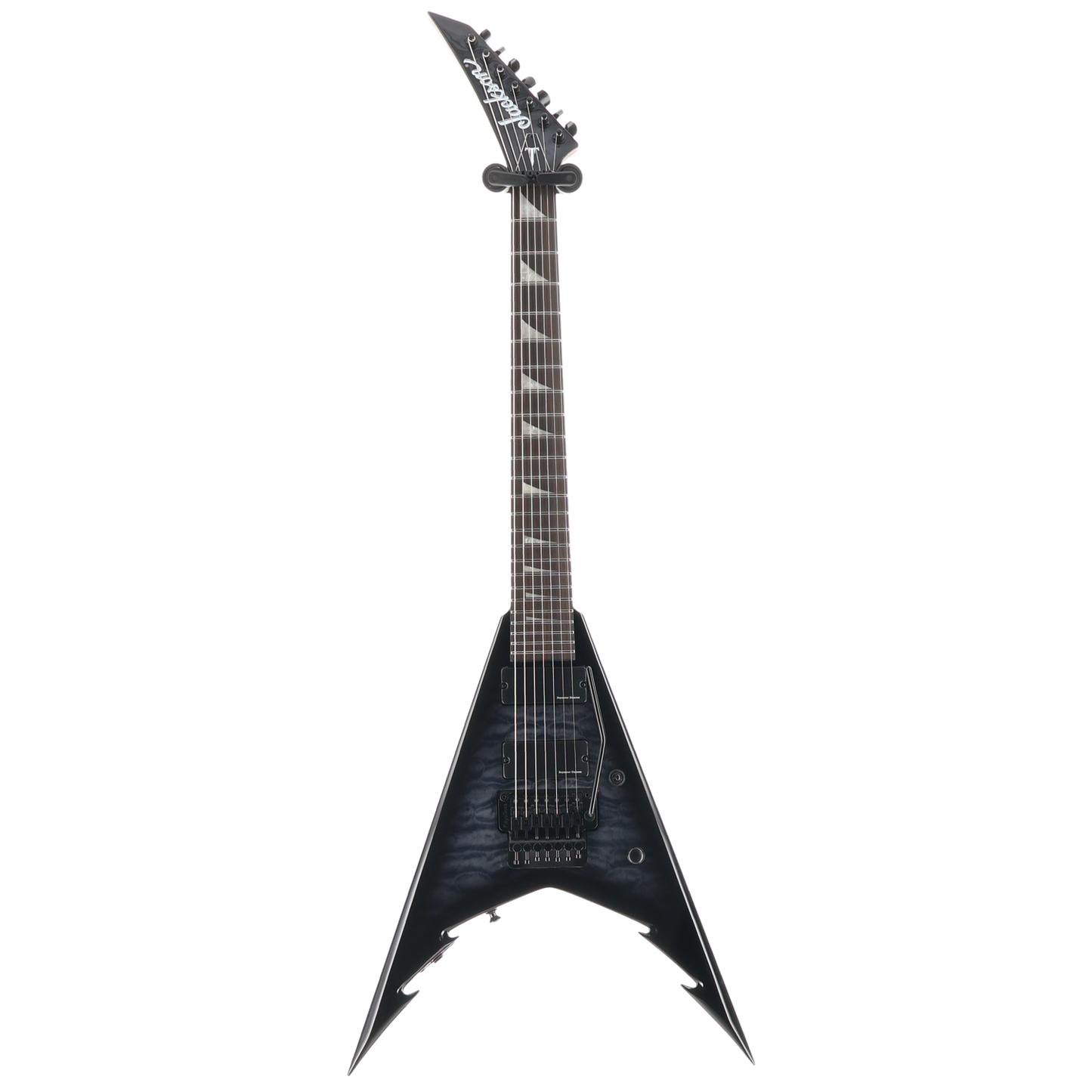 Jackson Pro Series Signature Corey Beaulieu King V KV7Q, Transparent Black, Plays Great (C9) (01779)