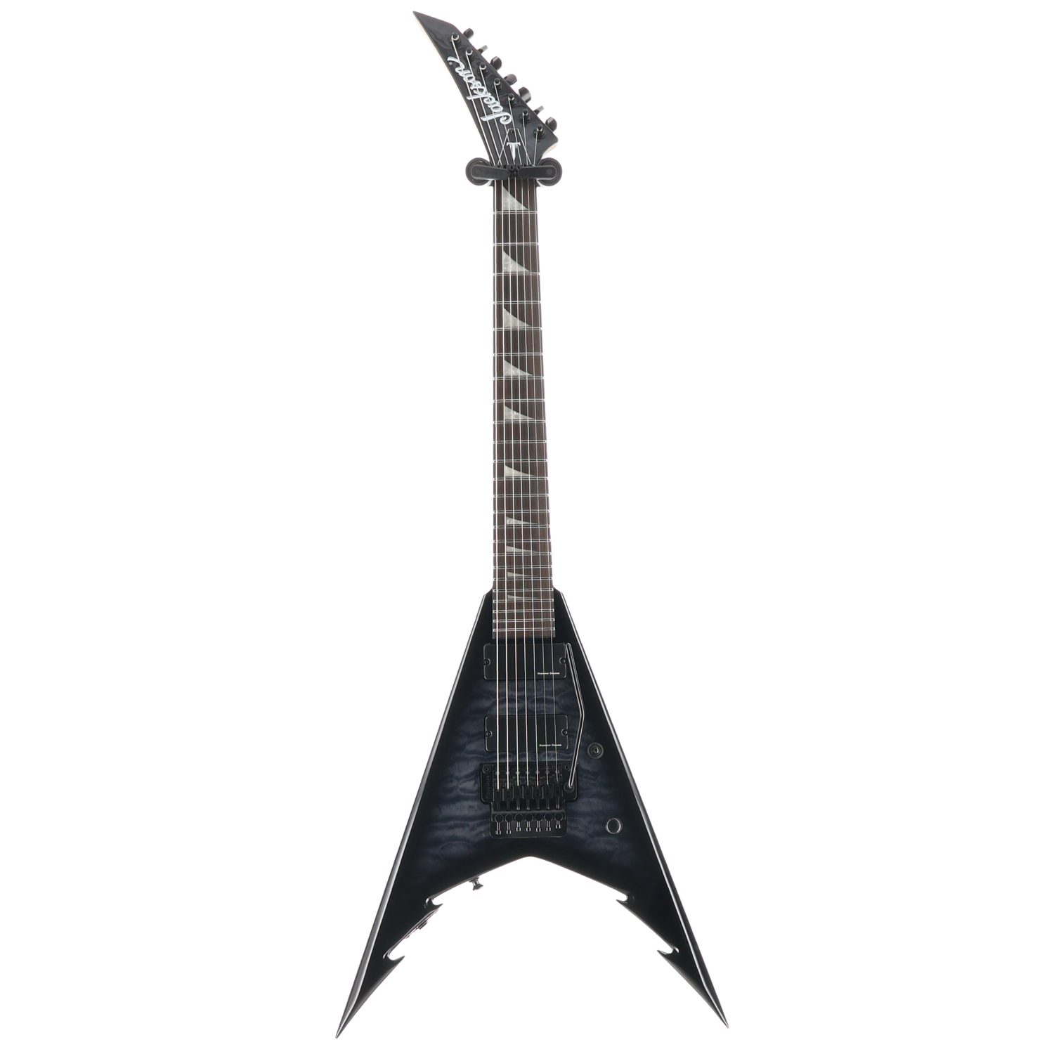 Jackson Pro Series Signature Corey Beaulieu King V KV7Q, Transparent Black, Plays Great (C9) (01779)