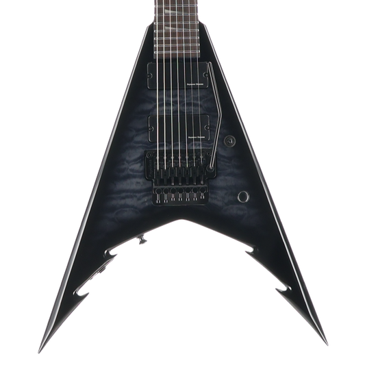 Jackson Pro Series Signature Corey Beaulieu King V KV7Q, Transparent Black, Plays Great (C9) (01779)