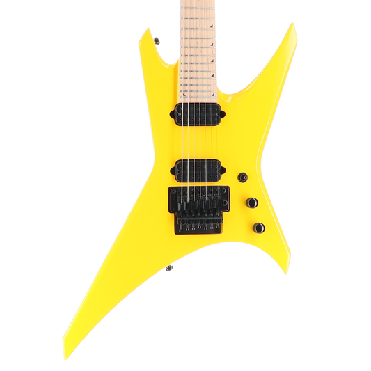 Jackson Pro Series Signature Dave Davidson Warrior WR7, Ebony Fingerboard, Ferrari Yellow (A9) (20881)