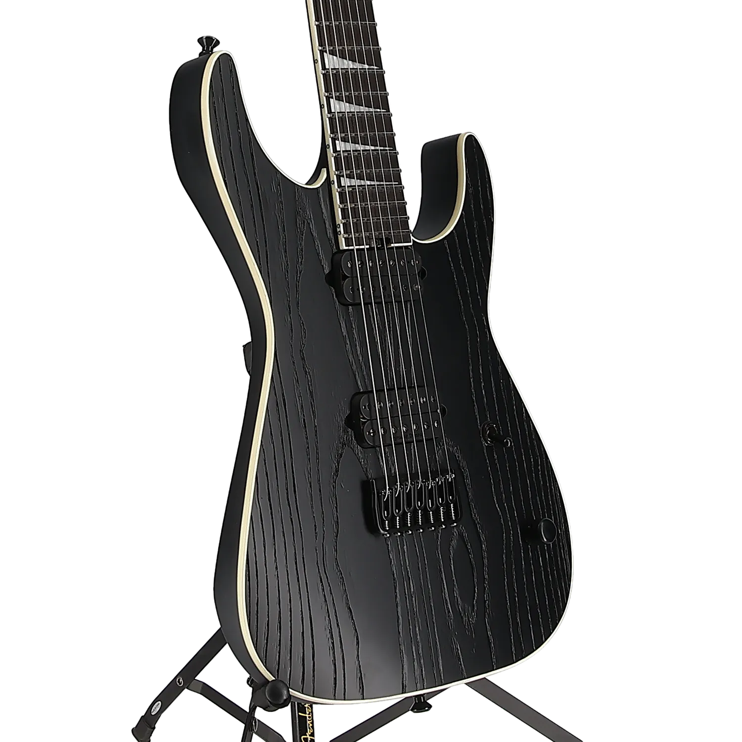 Jackson Pro Series Signature Jeff Loomis Soloist SL7 HT, Ebony Fingerboard, Black Ash (EG1) (01001)